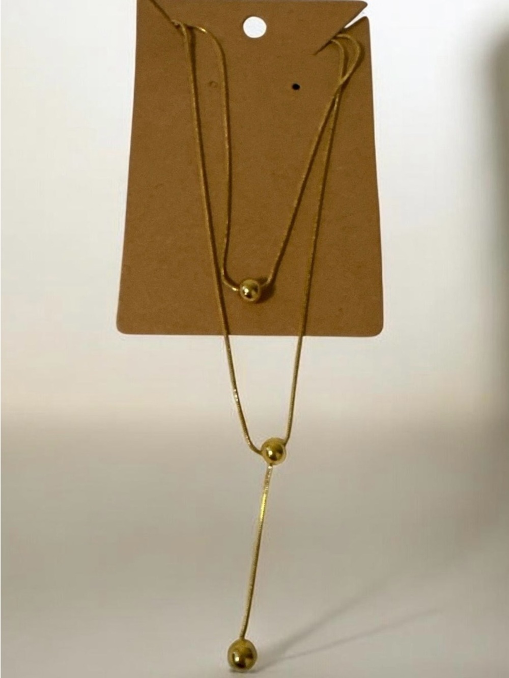 Delicate Gold Layered Drop Necklace - Women Jewelry